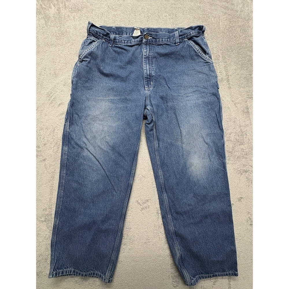 Carhartt Jeans Mens Measured 40x29 Relaxed Fit‎ Carpenter Workwear Utility Pants